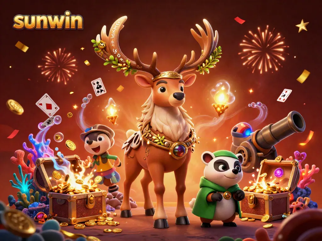 Engage in thrilling games at sunwin with rich visuals of adventures and rewards.