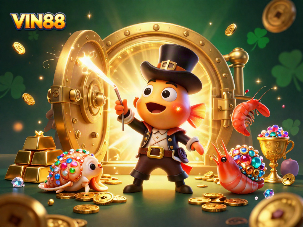 Experience the thrill of winning big with VIN88's dazzling treasure and entertaining characters.