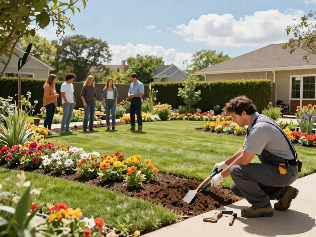Wish 4D landscaping services by trusted local professionals creating beautiful gardens.