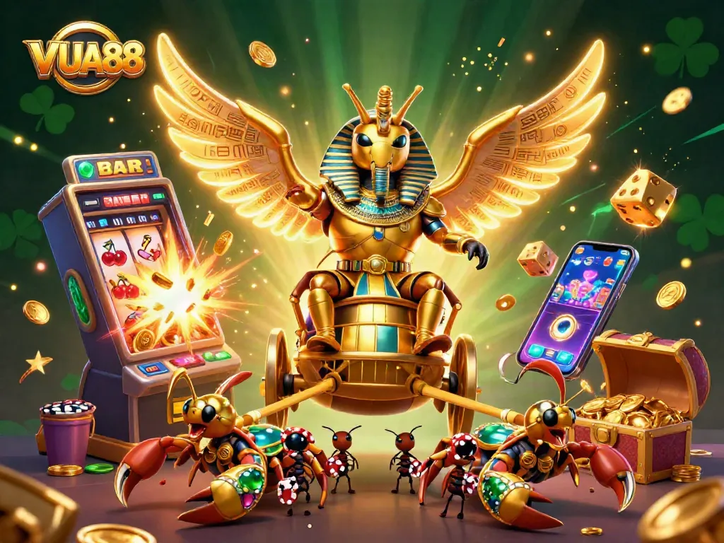Experience vibrant gameplay at VUA88 with dynamic characters and thrilling casino elements.