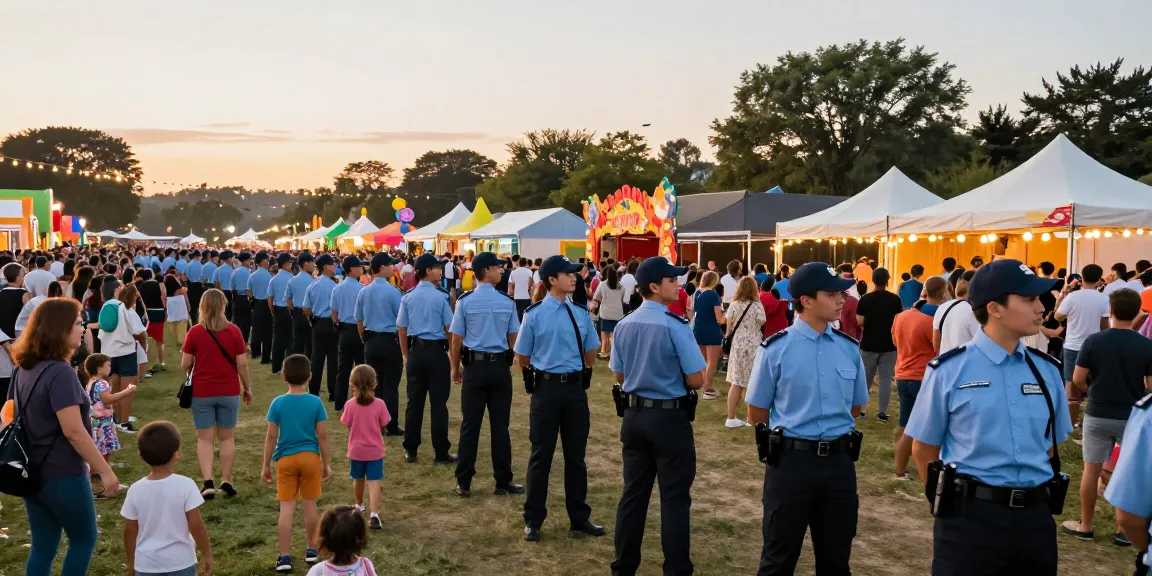 Event Security team providing professional safety at a local festival.