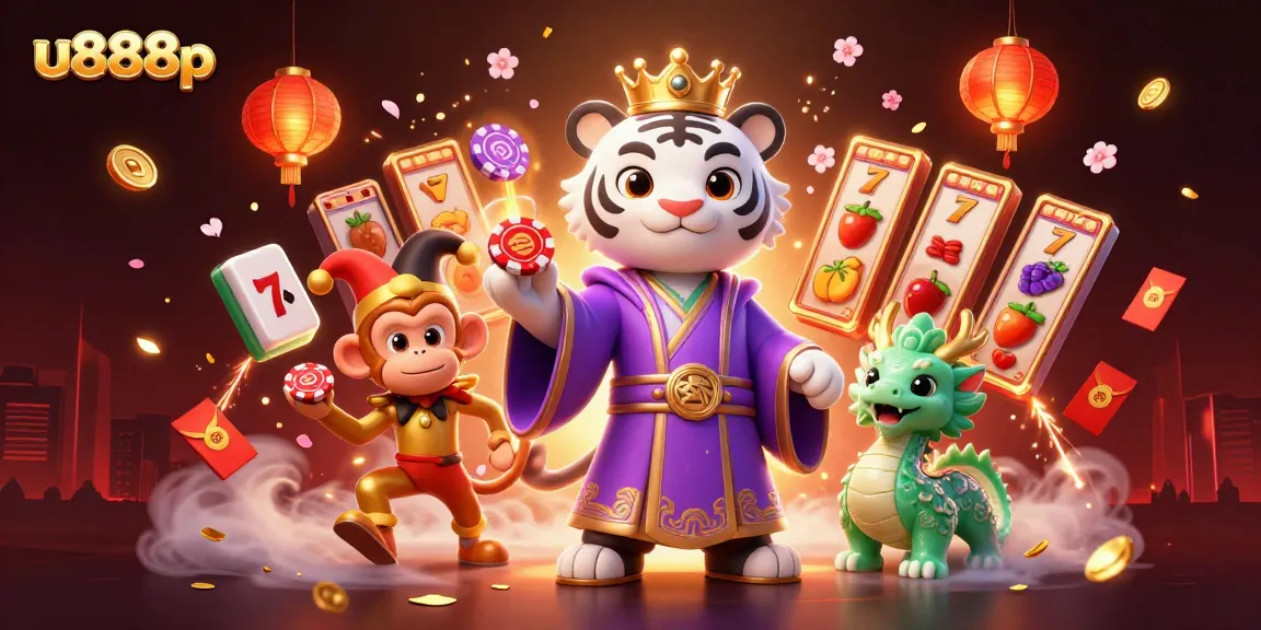 Experience dynamic gambling action as u888p brings an engaging casino atmosphere with vibrant characters and rich elements.