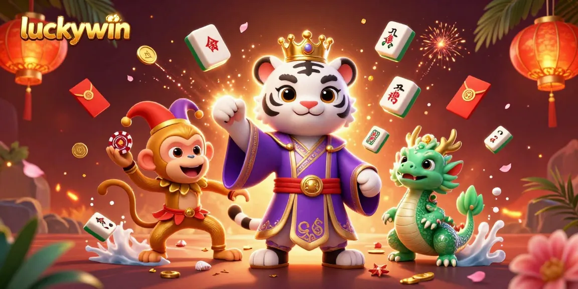Experience thrilling gameplay at Luckywin with dynamic casino elements and vibrant characters.