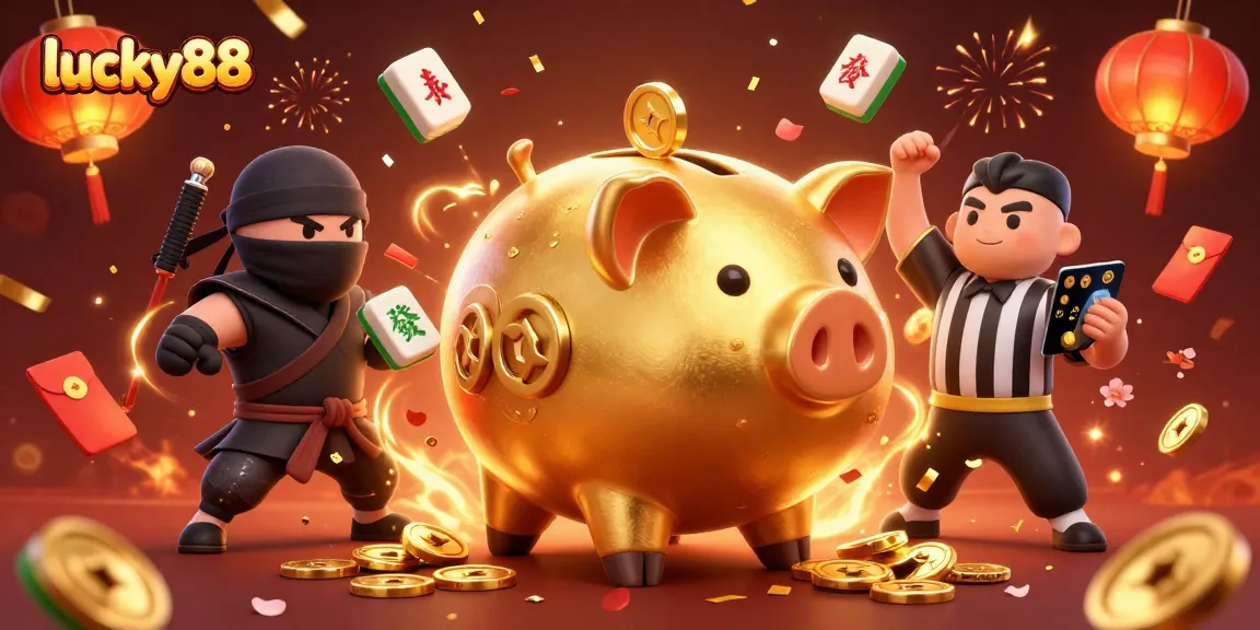 Experience winning strategies and jackpot fun at lucky88 with an exciting casino-themed illustration.